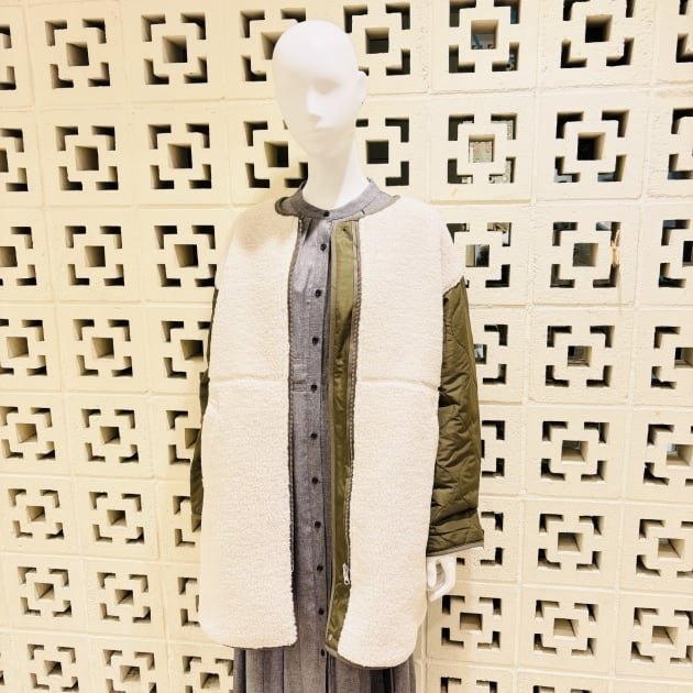 77circa × Ray BEAMS 別注 ボアコート 2way リバーシブル Ray BEAMS 