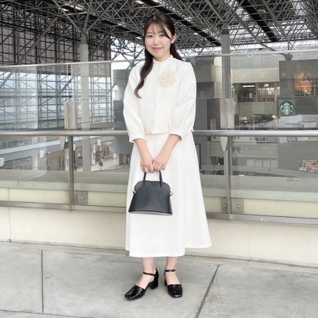 harさん着用】サイドボタンキルティングフレアスカート