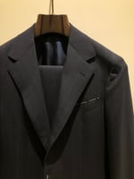 〈BEAMS F〉25SS ネイビーストライプスーツ