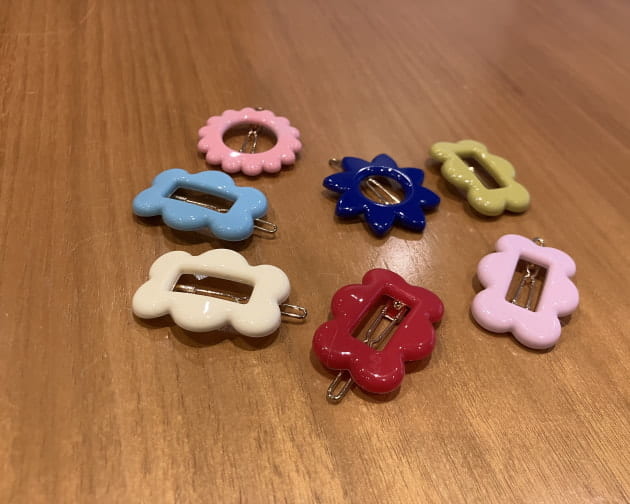 ＋・。；＊KANELのヘアクリップ＊；。・＋