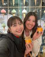 萌寧ちゃんと冬アイス♡