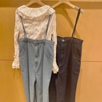 ゆったり感が可愛いキャミサロペット♡