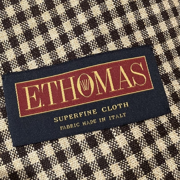 BEAMS F ビームスエフ E.THOMAS チェック ジャケット BEAMS F（ビームスF）Savile Clifford ガンクラブチェック
