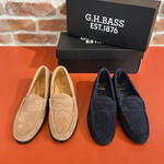 ハンサムな、〈G.H.Bass〉スエードローファー