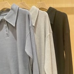リラックス感のあるポロワンピース