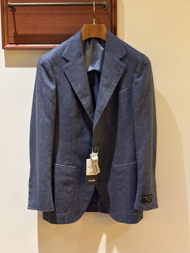 お歳暮 人気 オシャレ BEAMS F＞BLUE HERRINGBORN JACKET｜ビームス ライフ 横浜｜BEAMS ジャケット・アウター