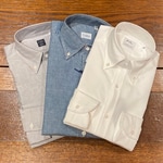 『今期の購入品〈ボタンダウンシャツ三種〉』
