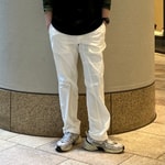 【サイズ比べ】コットンライク ストレッチパンツ