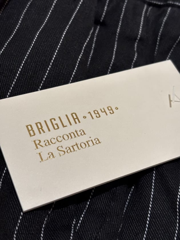 ＜BRIGLIA 1949＞BLACK STRIPE EASY