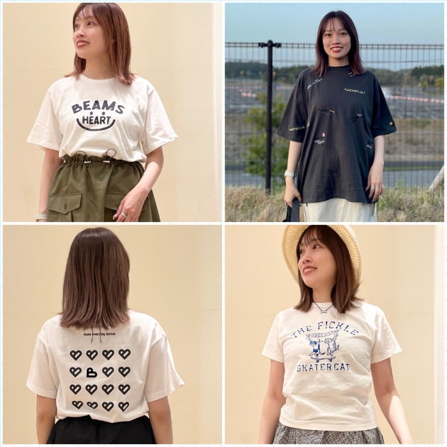 Tシャツの着こなしテク＆アイテム紹介♪