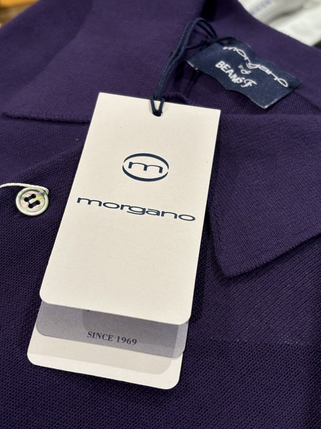 ＜MORGANO＞KNIT POLO