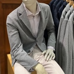 メランジニット ジャケット