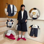 【いわゆるTODAY'S OUTFITってやつです♪爽やか×遊び心で魅せる！ストライプセットアップ街歩きコーデ】