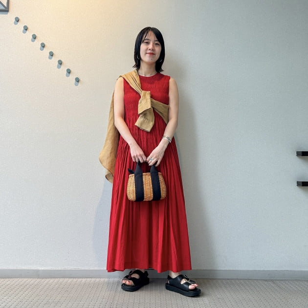 夏のお出かけワンピース