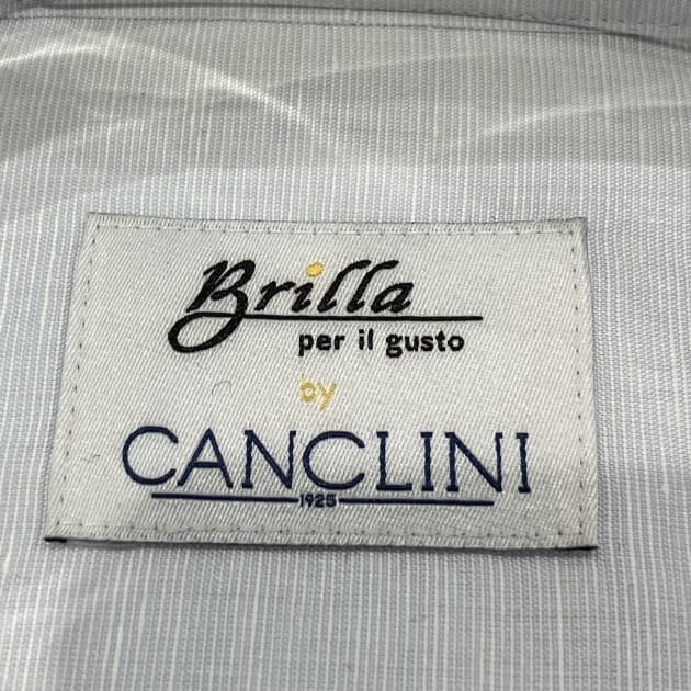CANCLINI コットン&リネン　ブルー