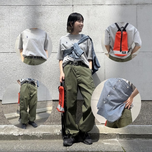 【いわゆるTODAY'S OUTFITってやつです☆ ストリート感×ミリタリーで、自分らしい休日コーデ】