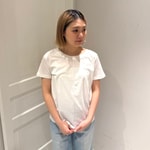 【155cm / 骨格ウェーブ】白T4型を着比べてみました^ ^