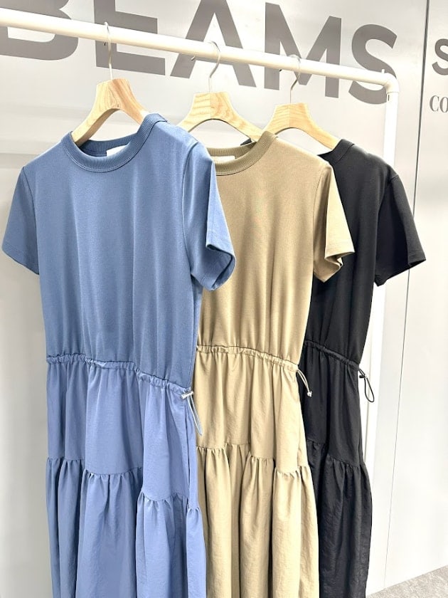 デザイナーおすすめ！【洗える】カット × 布帛 ワンピース