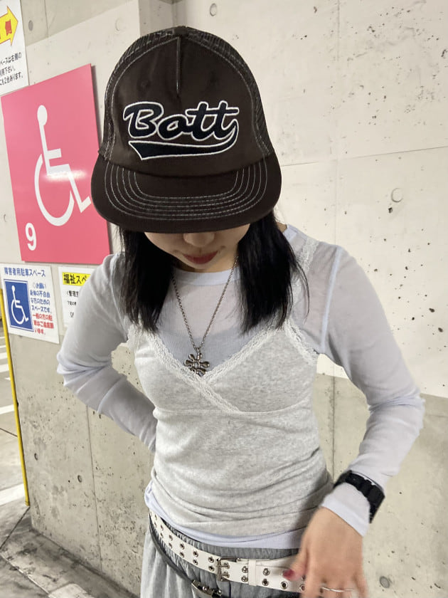 私のリアルバイ♪〈BOTT〉メッシュキャップ
