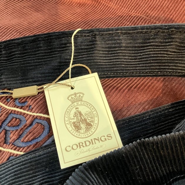 【25FWご予約アイテム】＜CORDINGS＞コーデュロイ トートバッグ
