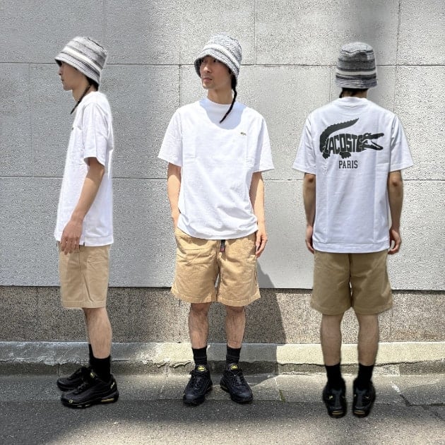 【ご紹介させて下さい。夏の主役は〈LACOSTE〉別注Tシャツで決まり。】