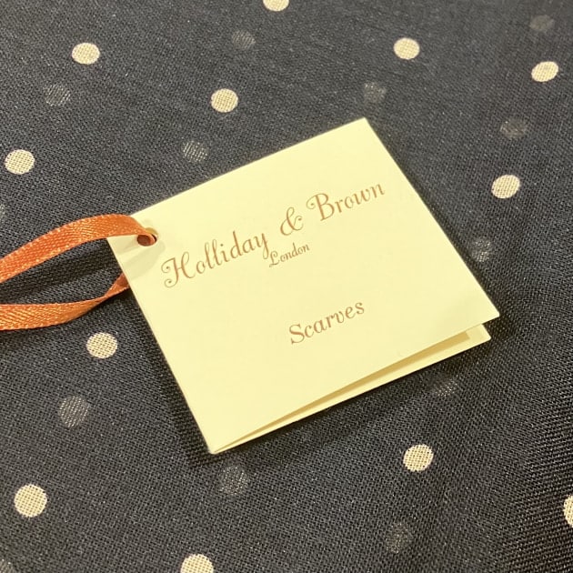 オススメのドットストール〈Holliday & Brown〉