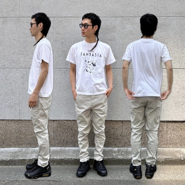 【ご紹介させて下さい。プリントTシャツが映える、ナチュラルトーンコーデ」】