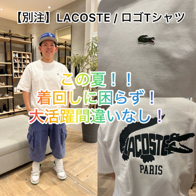 【別注】LACOSTE / ロゴTシャツ