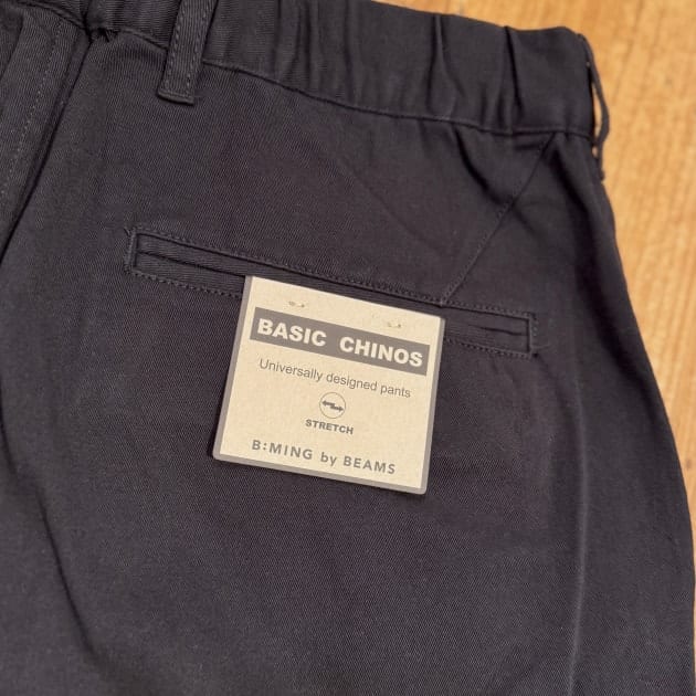 今年はBLACKを買います！大人の男性に履いていただきたいベーシックチノショーツ。