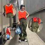 【いわゆるTODAY'S OUTFITってやつです☆ メンズライク×ヘルシー女子！“抜け感カジュアル”】