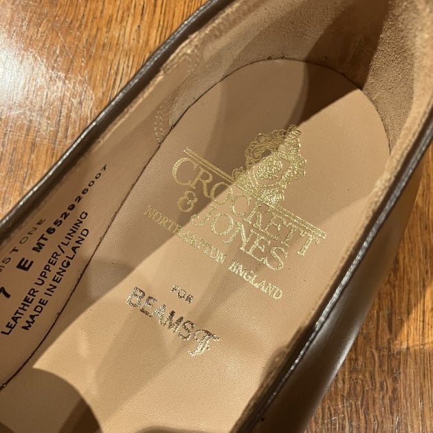 ＜CROCKETT&JONES＞カーフ バタフライローファー