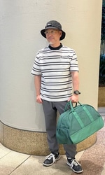 ★ボーダーモックネックシャツ★