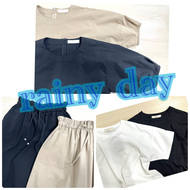 デザイナーおすすめ！雨の日に負けない服たち