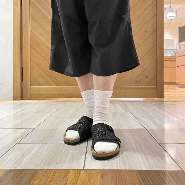 サイズ検証！！【別注】BIRKENSTOCK / Zurich BONE PATTERN BLACK