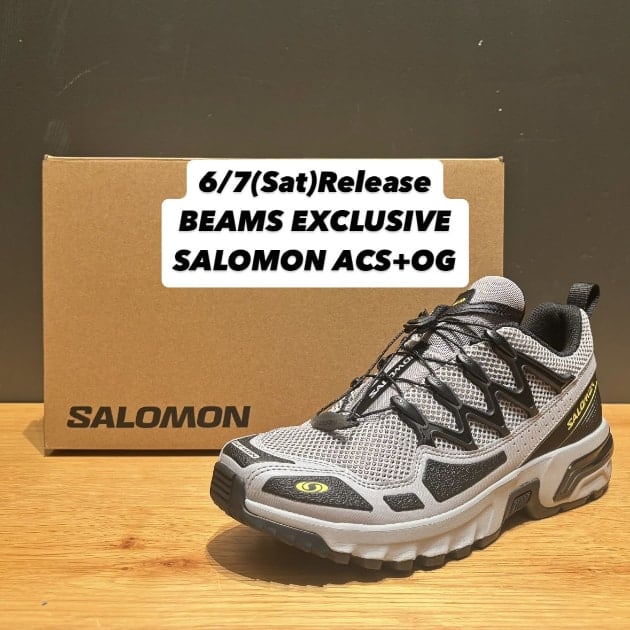 【6/7(土)発売、BEAMS EXCLUSIVE SALOMON ACS+OG】