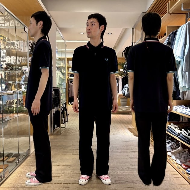 【ご紹介させて下さい。ネイビーを纏えば、夏も“品よく”。FRED PERRY別注スタイル】