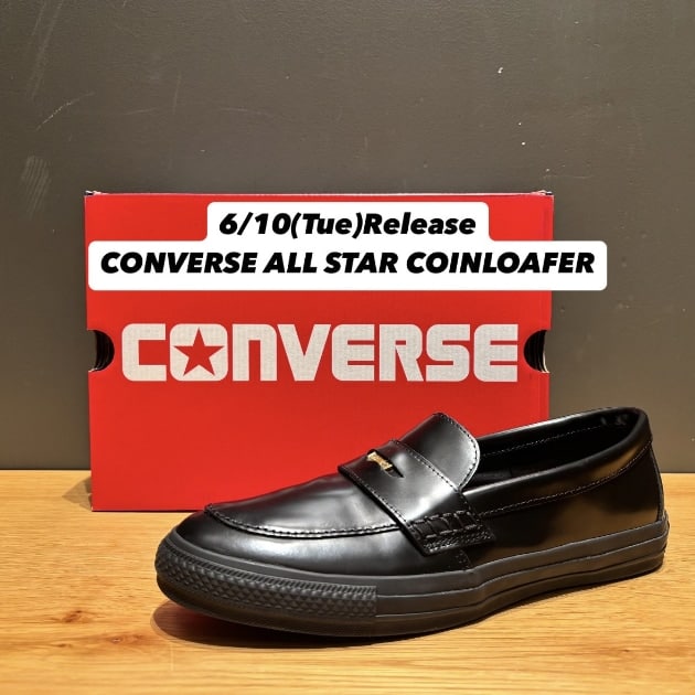 【6/10(火)発売、CONVERSE ALL STAR COINLOAFER】