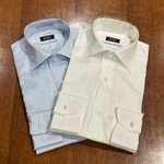 『シャツ生地の縫製〈CARLO RIVA〉を使用したシャツ』