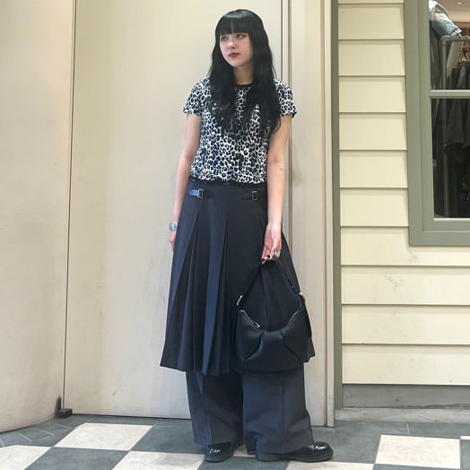 トレンドのレオパード柄で辛口コーデ☆