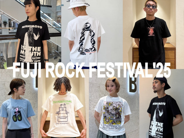 夏の1着に！『FUJI ROCK FESTIVAL'25』オフィシャルTシャツ！！
