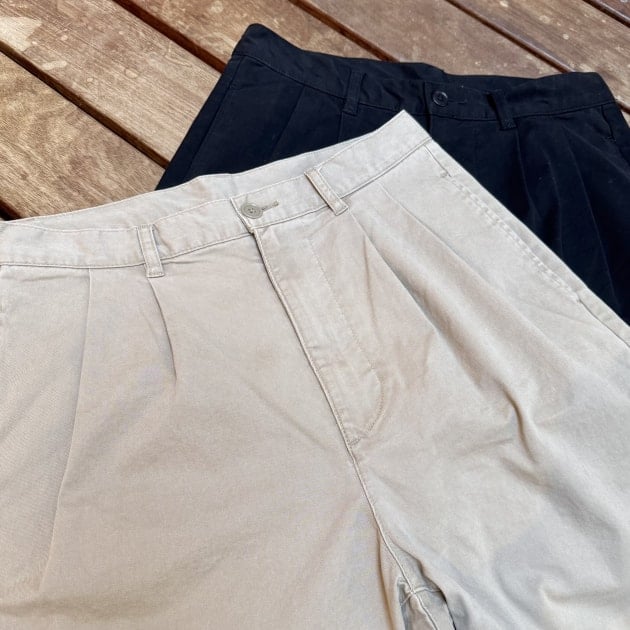 私自身も気なっているワイドなショートパンツ。