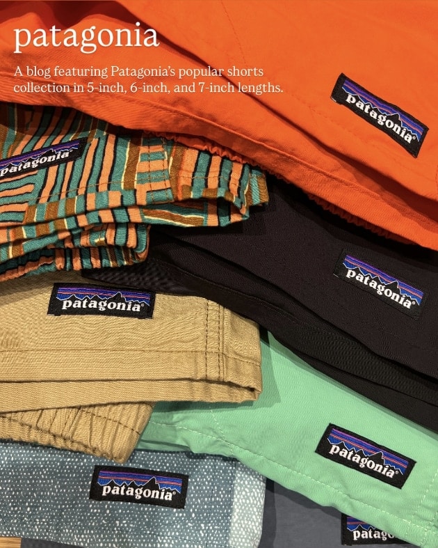 【全サイズ比較】『patagonia』愛用しているショーツ。