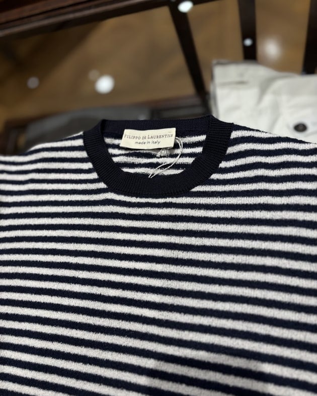 パイル生地のT〈FILIPPO DE LAURENTIIS〉