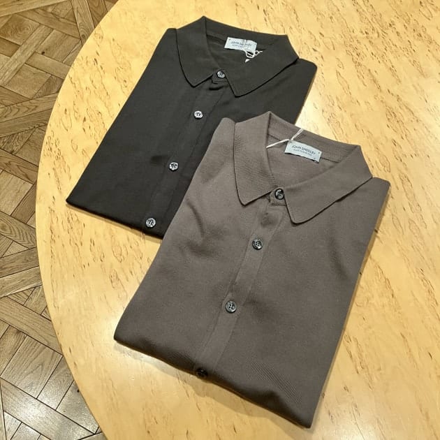JOHN SMEDLEY〉 フルオープン ニットポロ｜ビームス 銀座｜BEAMS