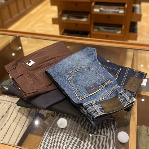 秋冬のパンツが続々入荷