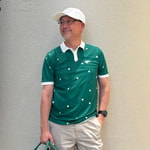 【新入荷】ドット柄ポロシャツ