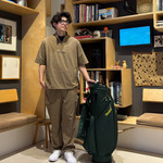 【大人のベージュコーデ】BEAMS GOLFセットアップスタイル