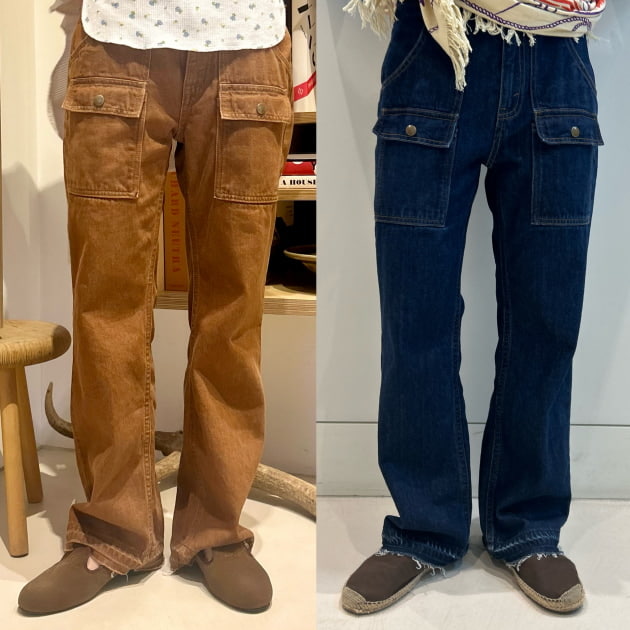名作・デニムブッシュパンツをいち早くご紹介。