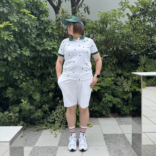 ♡〈BEAMS GOLF〉ドット柄コーディネート♡