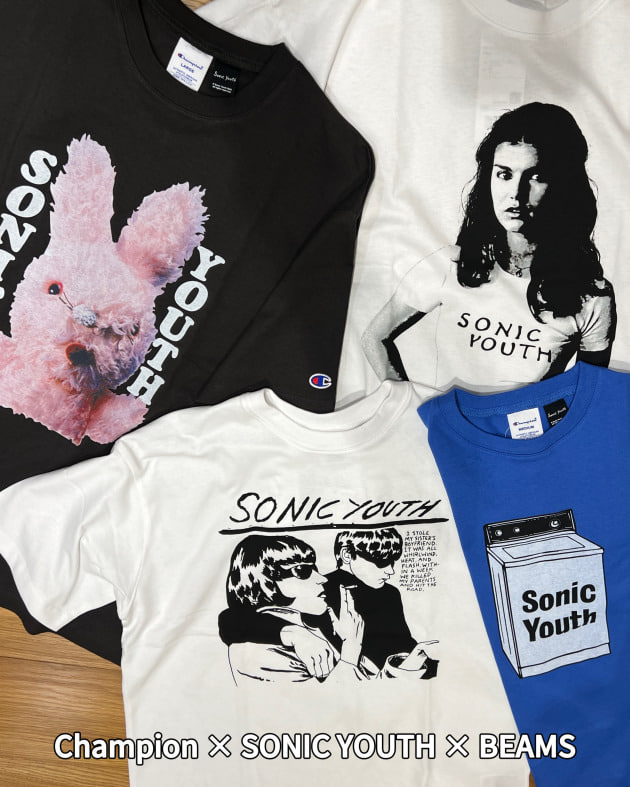 【サイズアップしました】『Champion × SONIC YOUTH × BEAMS』